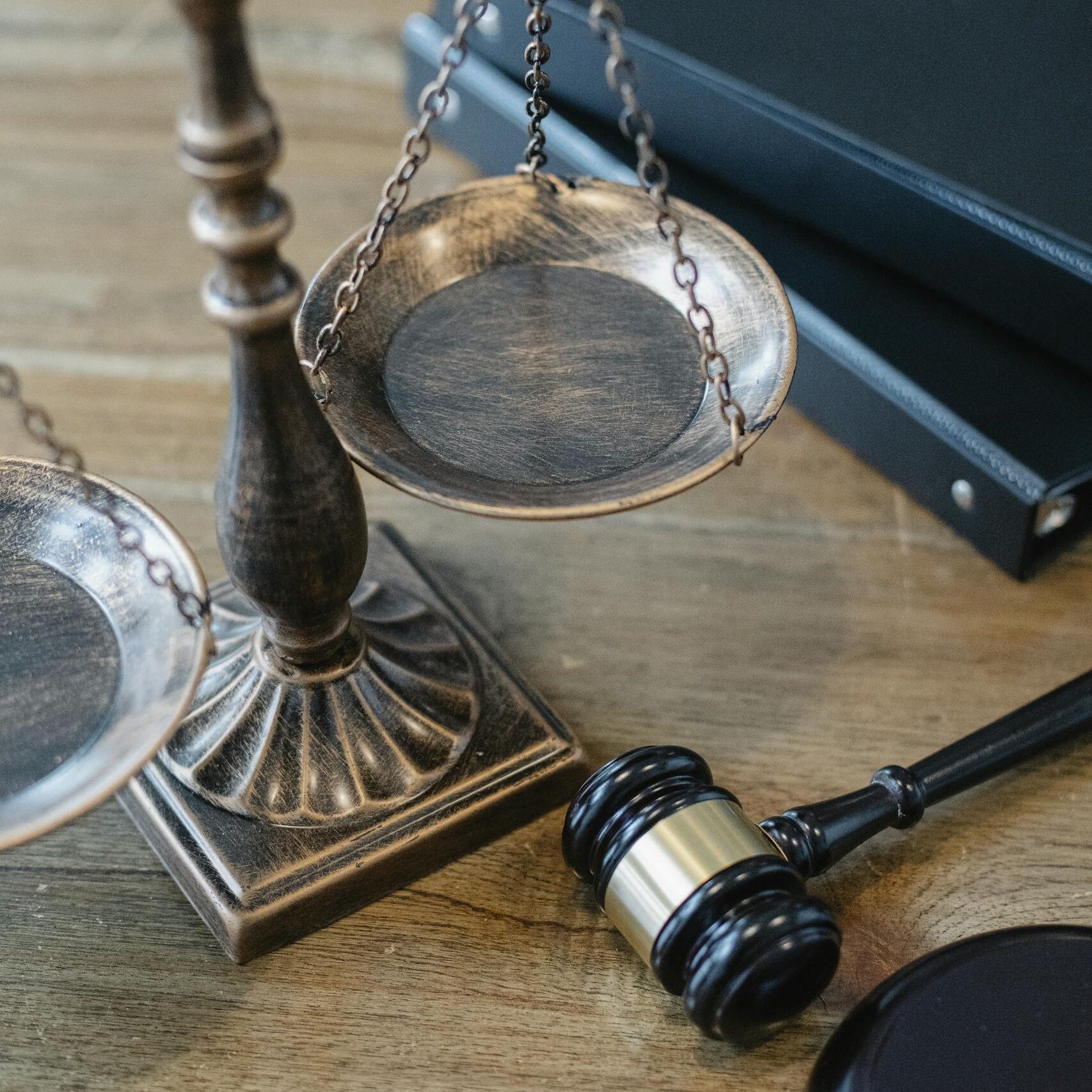 Scales of justice and gavel representing Personal Injury and Product Liability Practice Areas at The Johnson Law Firm